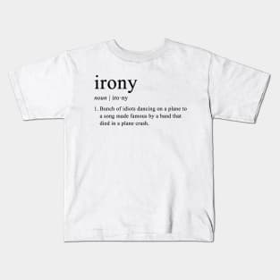 Con Air - Irony Kids T-Shirt